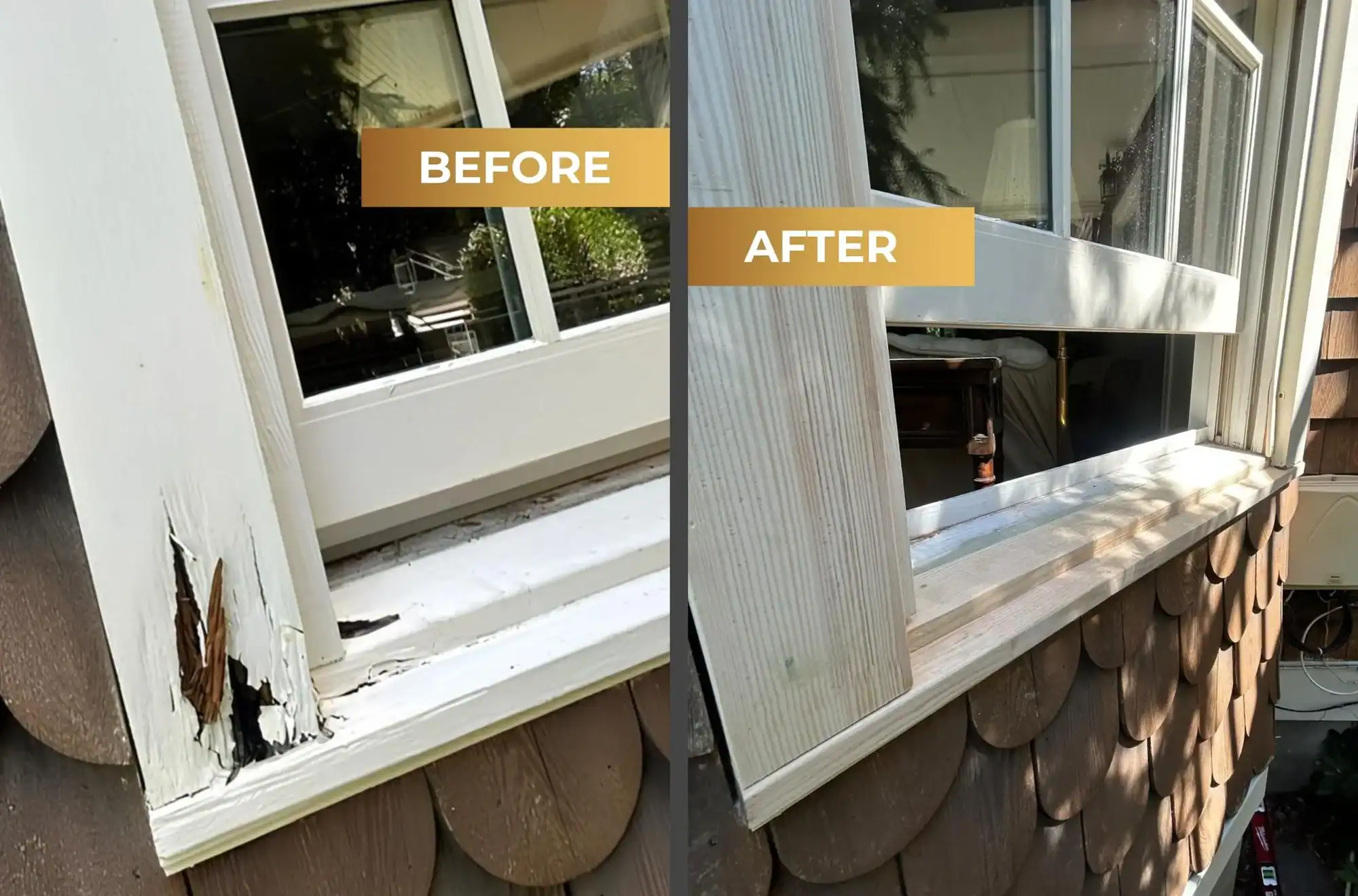 Repair Rotten Window Frame Expert Marvin Wood Window Repair in New Rochelle, NY for Rotted Frames